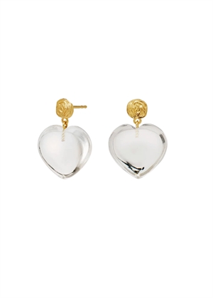 Lemona earrings Forgyldt Maanesten 
